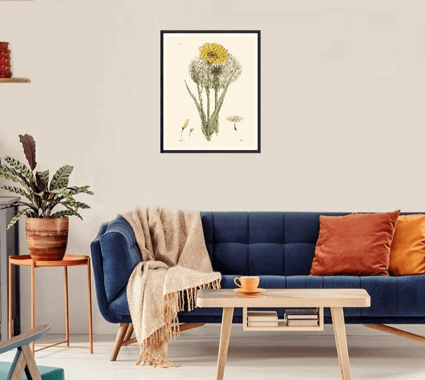 Antique Floral Plate VI