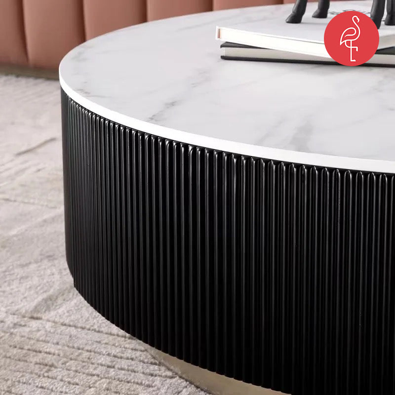 Saturn Round Louver Table