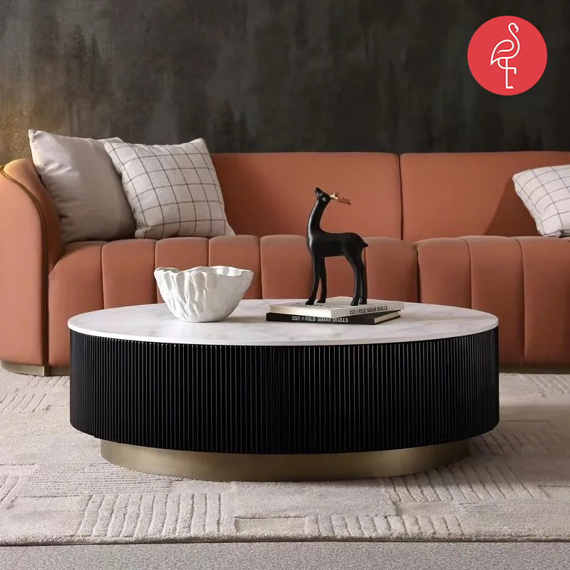 Saturn Round Louver Table