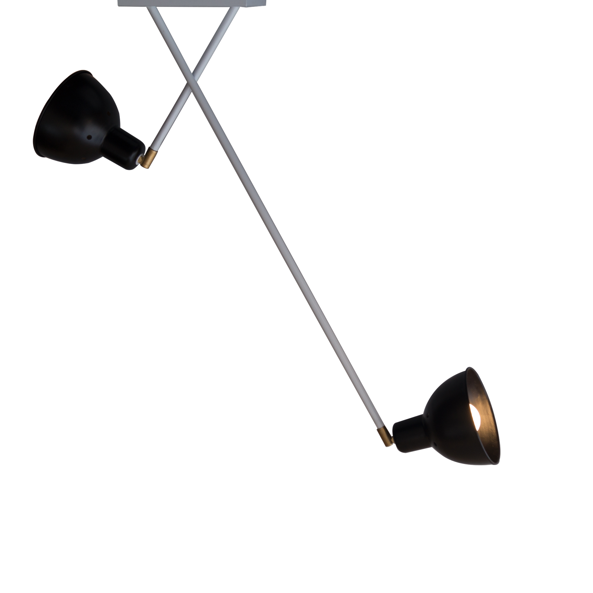 Scandi Two-Arm Ceiling Light Fixture