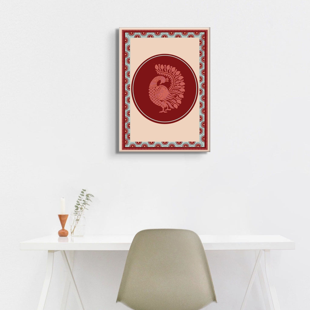 Dance of the Sunbird Wall Painting