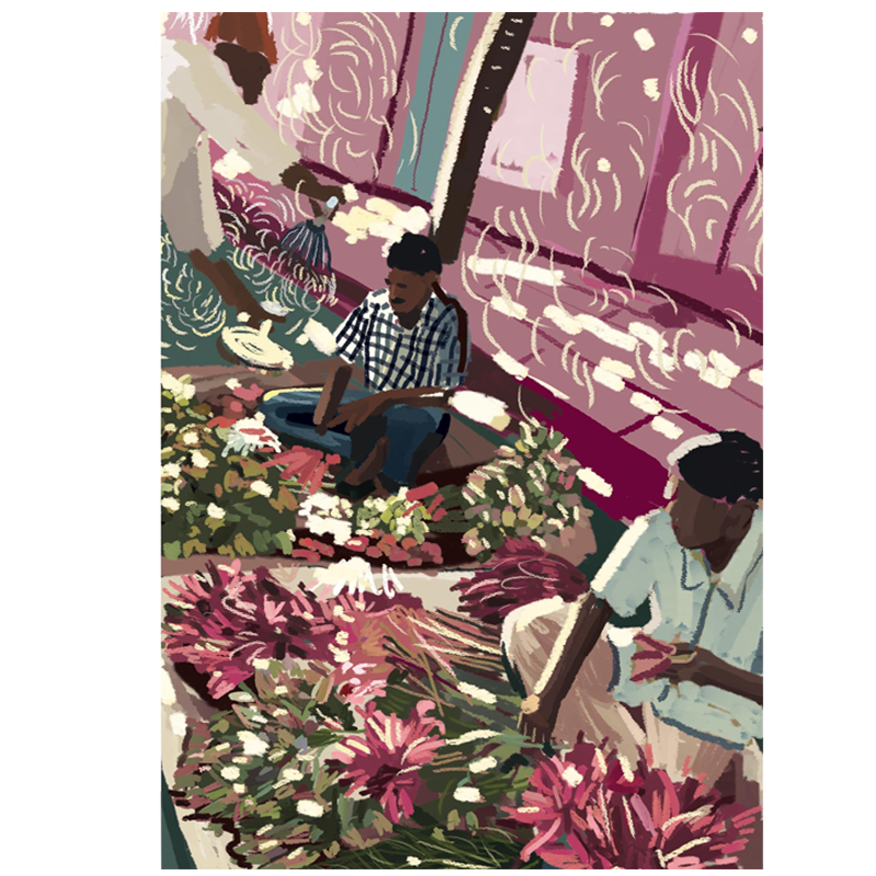 Lotus Sellers of Pondicherry