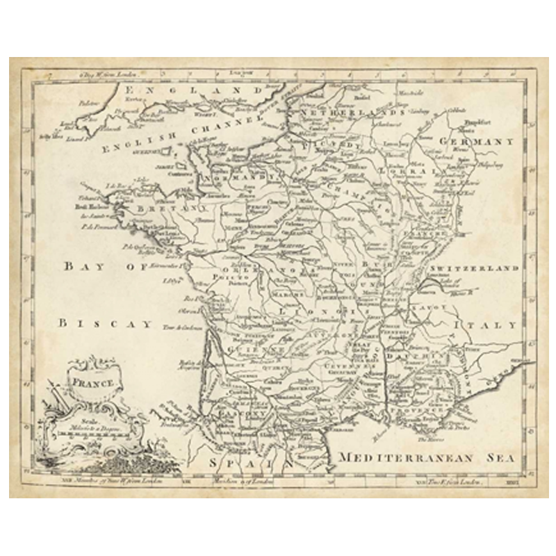 Map of France