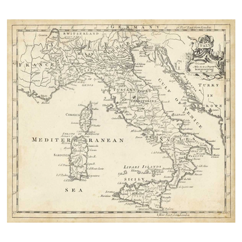 Map of Italy