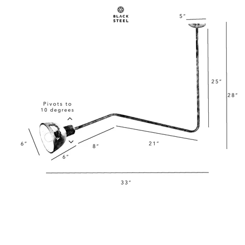 Beale 25 Degrees Grey Concrete Lamp