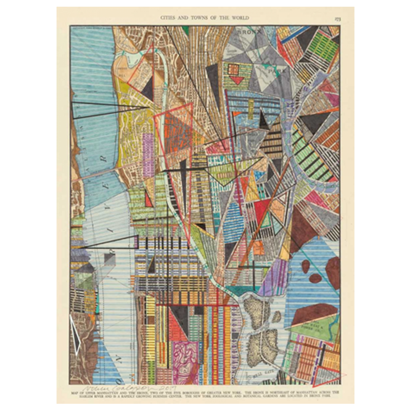 Modern Map of New York I