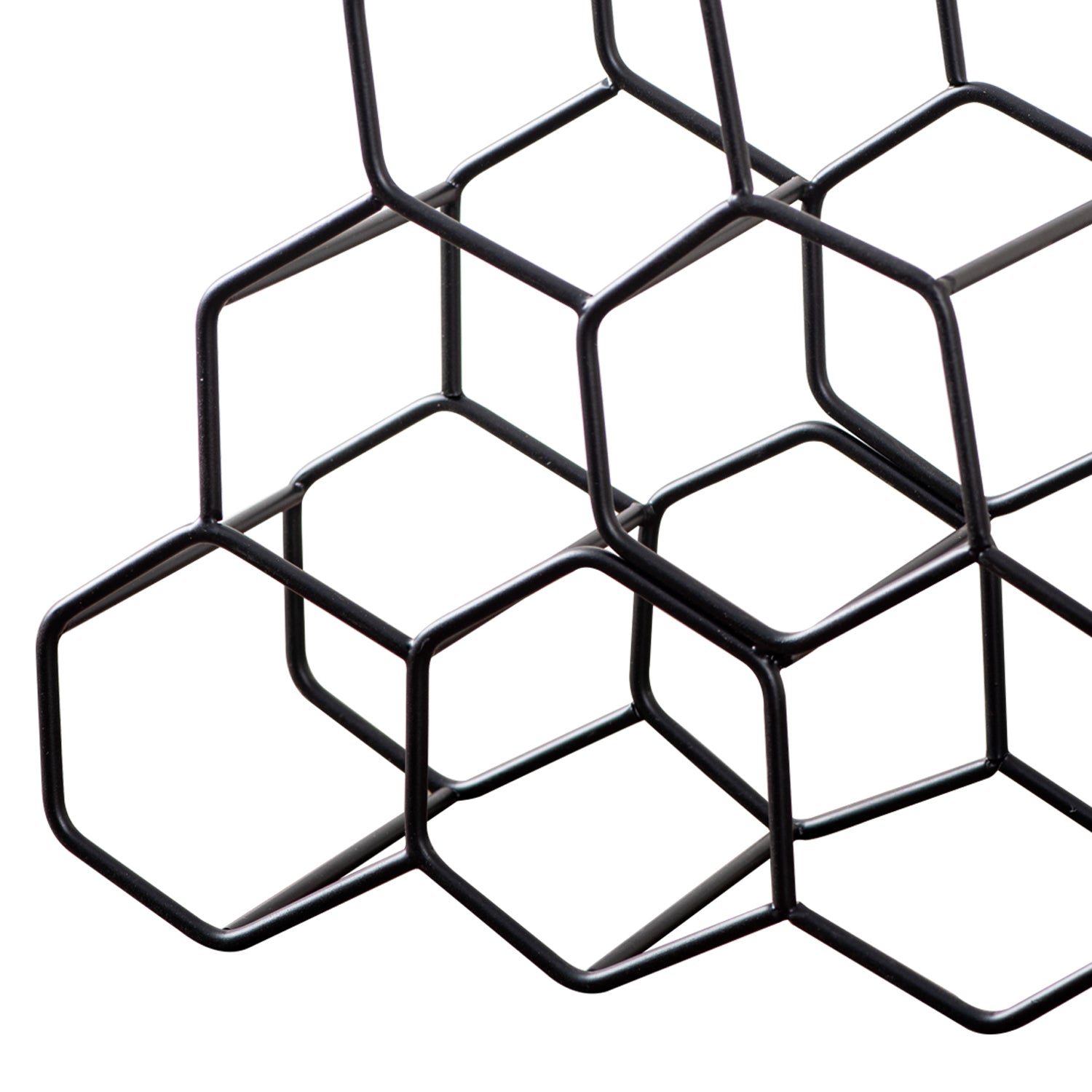 Genus 6 Bottle Wine Rack in Black Color