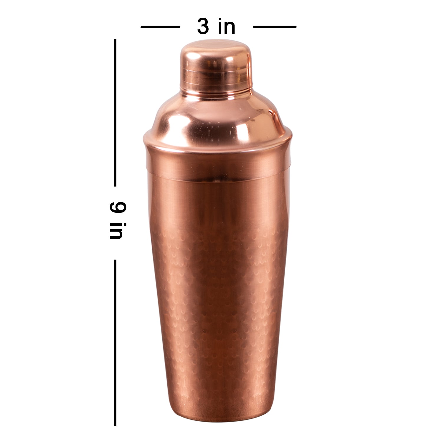Covet Stainless Steel Cocktail Shaker in Copper Color