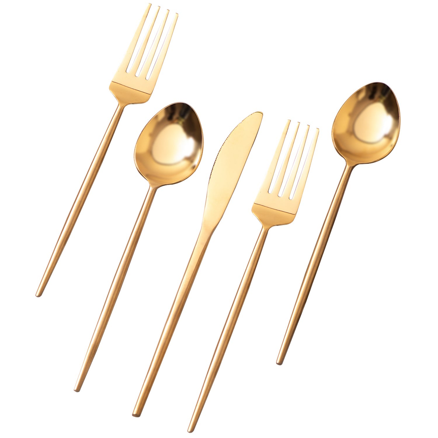 Mia Cutlery (Gold) - Set Of 5