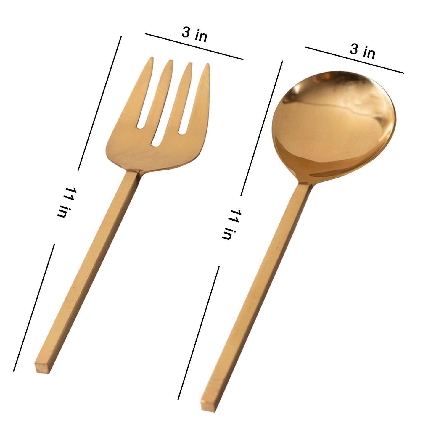 Classy Serving Spoon Gold - Set of 2