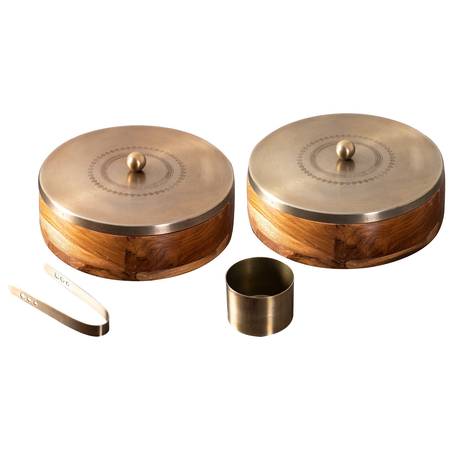 Gold Laser Roti & Masala Box Set