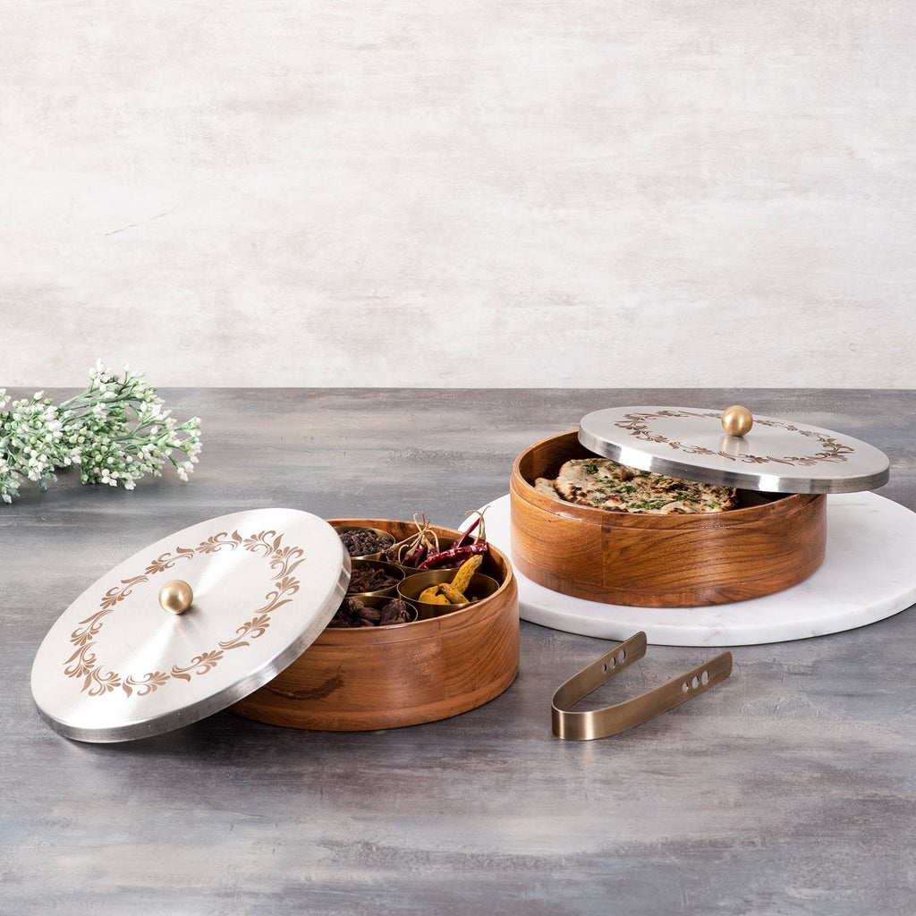 Lazer Printed Chapatti & Masala Set