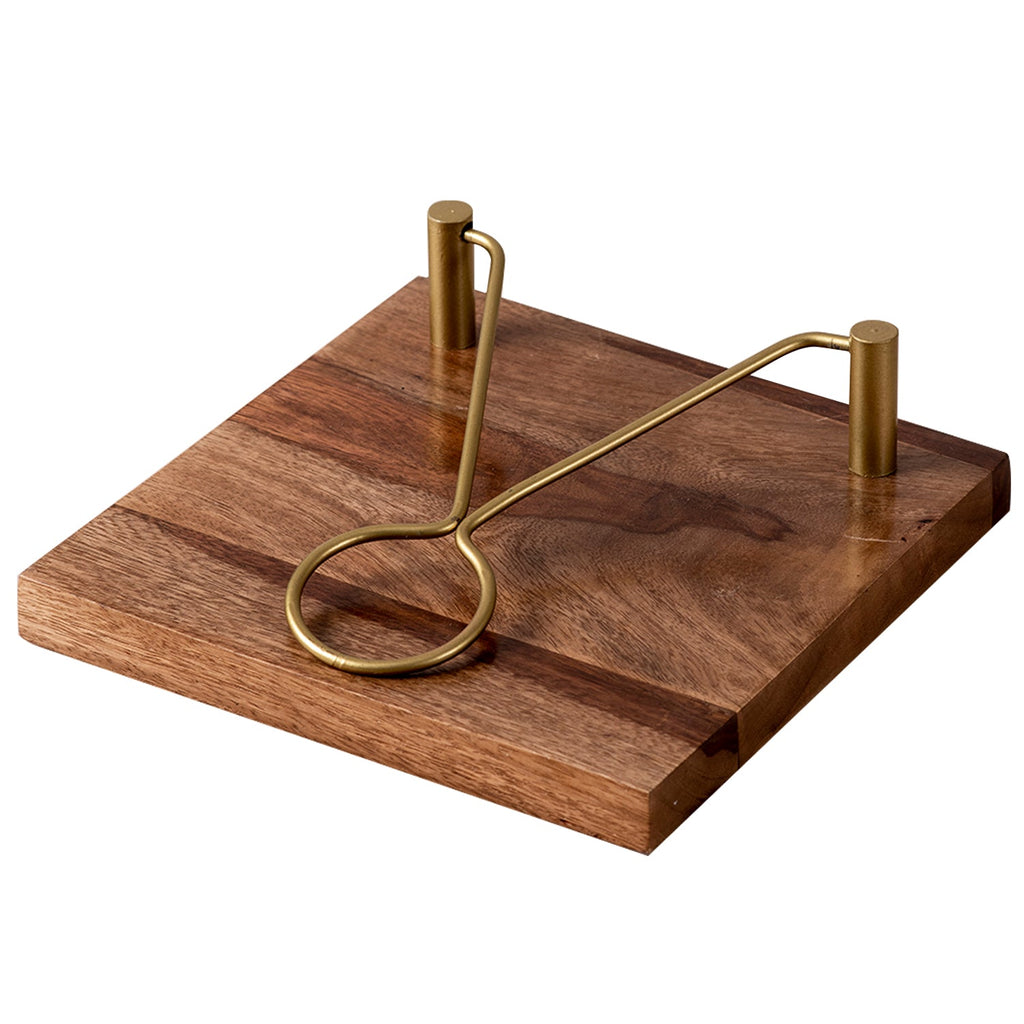 Inseparable Teak Wood Napkin Holder
