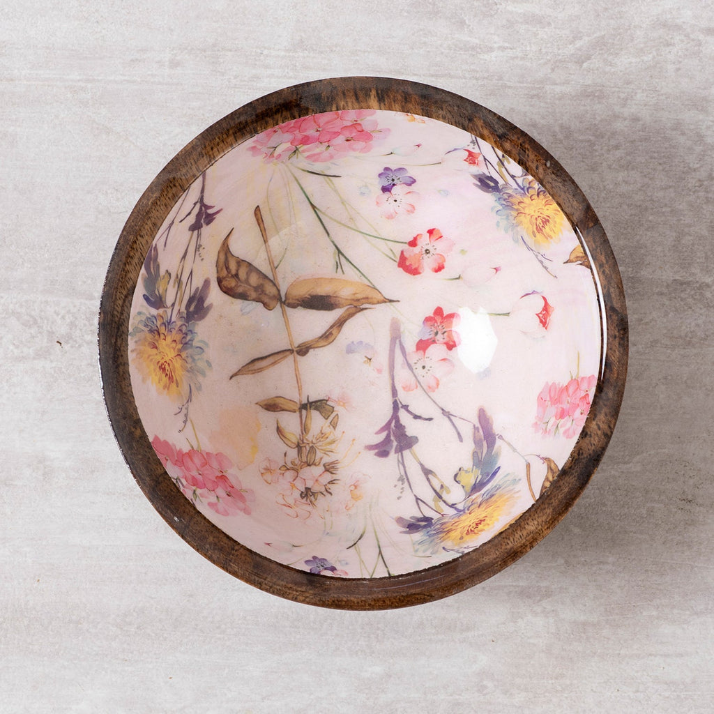 Allure Botanic Mango Wood Bowl Set of 4