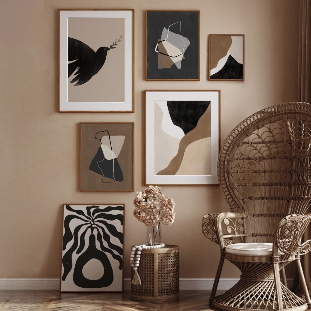 Gallery Wall Art: Neutral | Set of 6