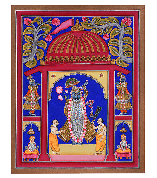 Handmade Shri Nath ji Painting on Paper 1