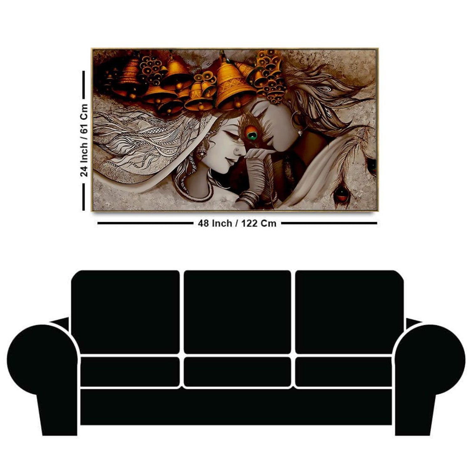 Eternal Love Divine Wall Art Painting