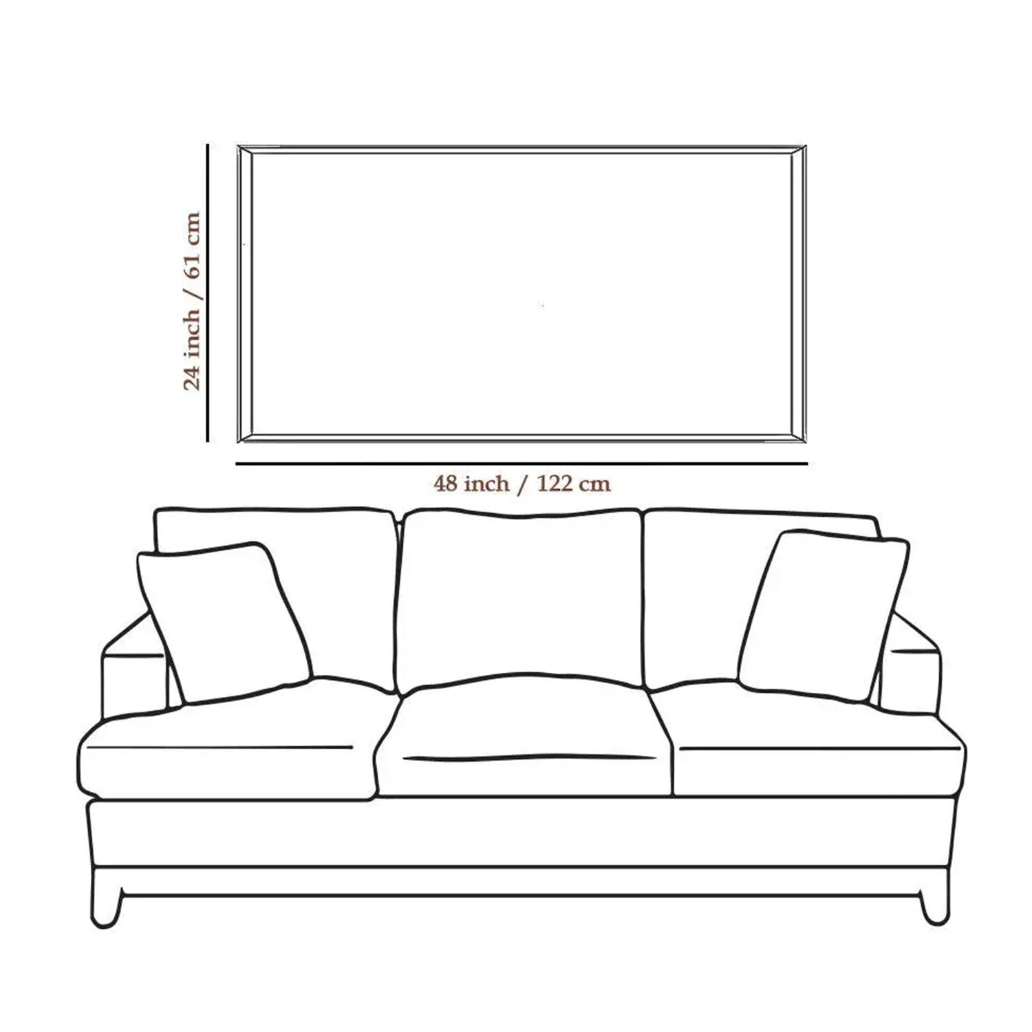 Elegant Gold and White Flowers Wall Painting