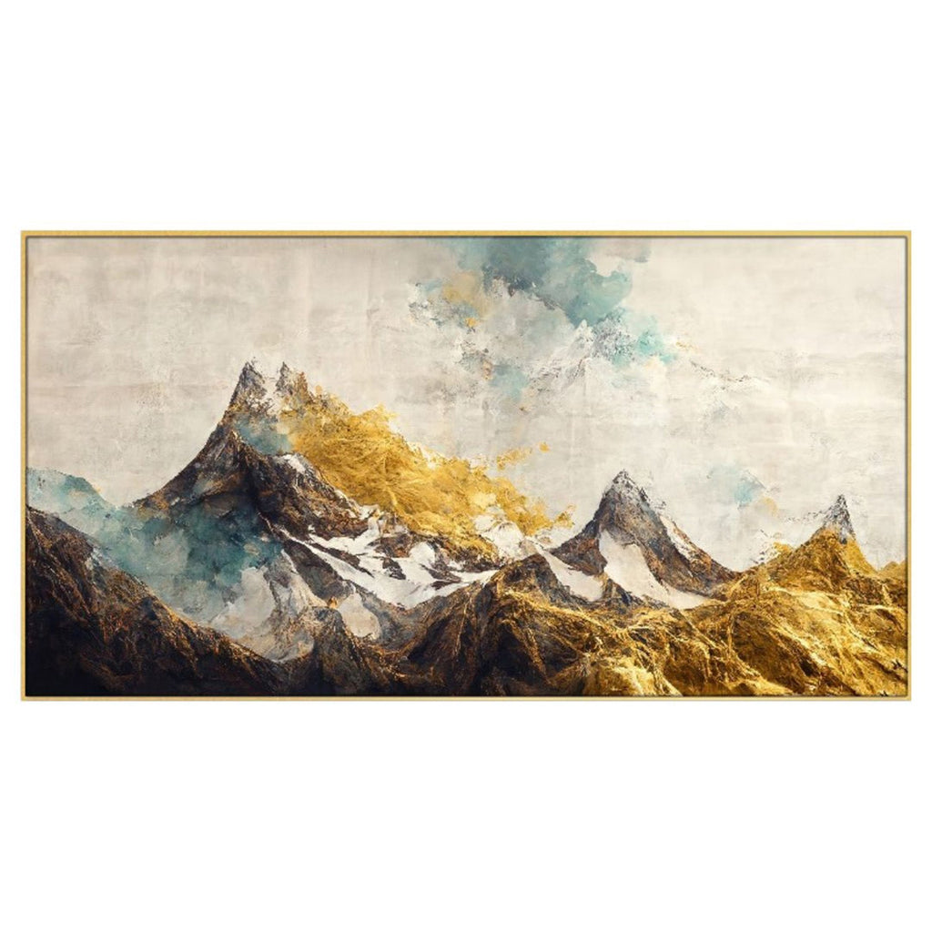 Serenity in Mountain Landscape Wall Painting