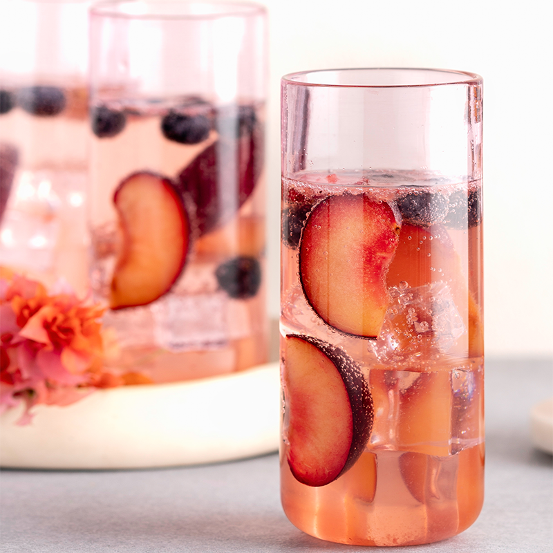 Juliette Cocktail Glasses (Straight) - Pink