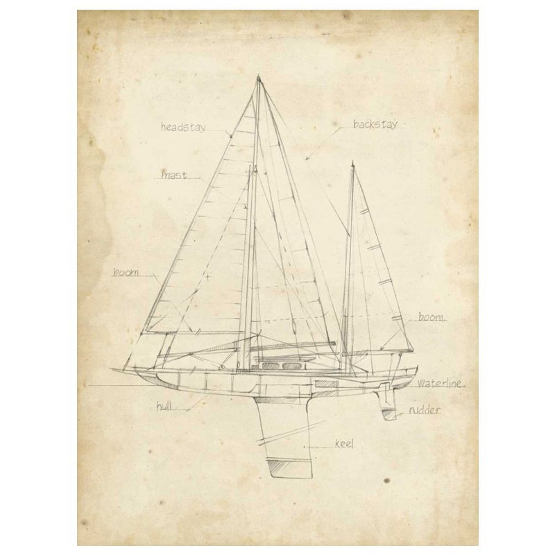 Sailboat Blueprint IV