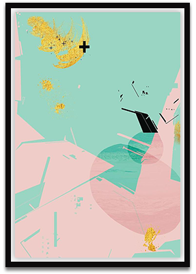 Scandi Abstract Mint