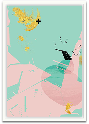 Scandi Abstract Mint