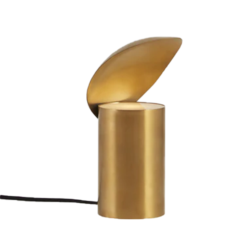 Shell Table Lamp - Gold