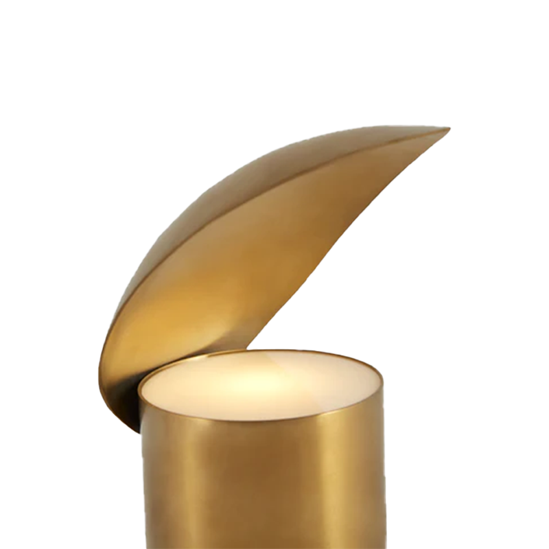 Shell Table Lamp - Gold