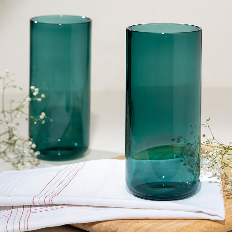 Juliette Cocktail Glasses (Straight) - Teal