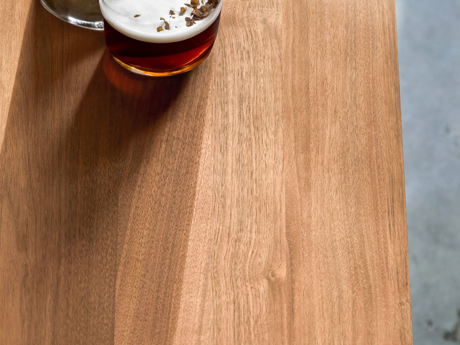 TV unit, solid acacia wood, 2 doors and 2 drawers