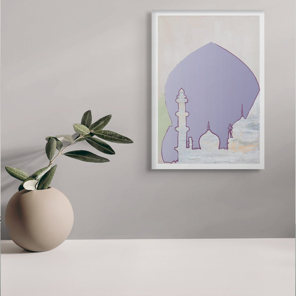 Beautiful Islamic Tomb Wall Painting