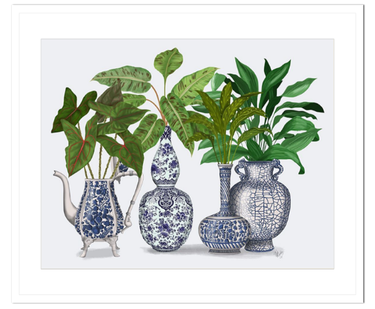 Chinoiserie Vase Group 1