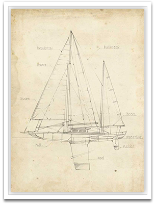 Sailboat Blueprint IV