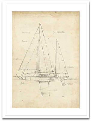 Sailboat Blueprint IV