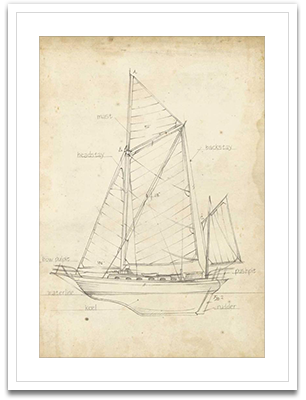 Sailboat Blueprint V