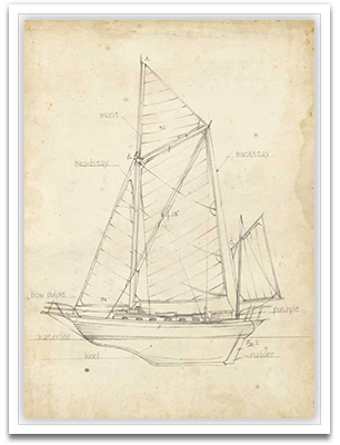 Sailboat Blueprint V