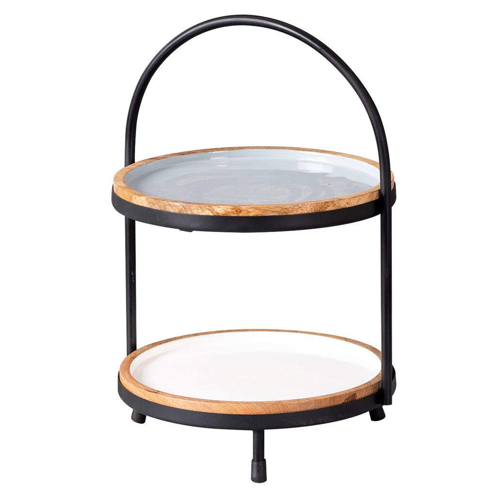 Medina Buffet Organizer - Grey & White