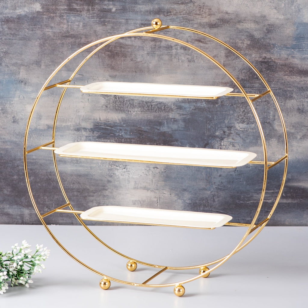 Aura Buffet Organizer - Gold