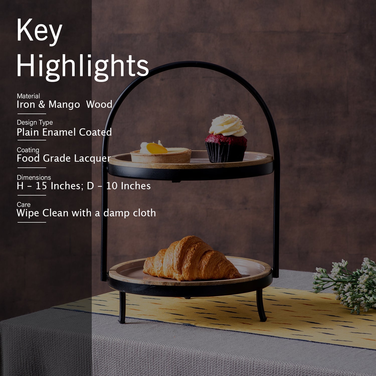 Medina Buffet Organizer - Brown