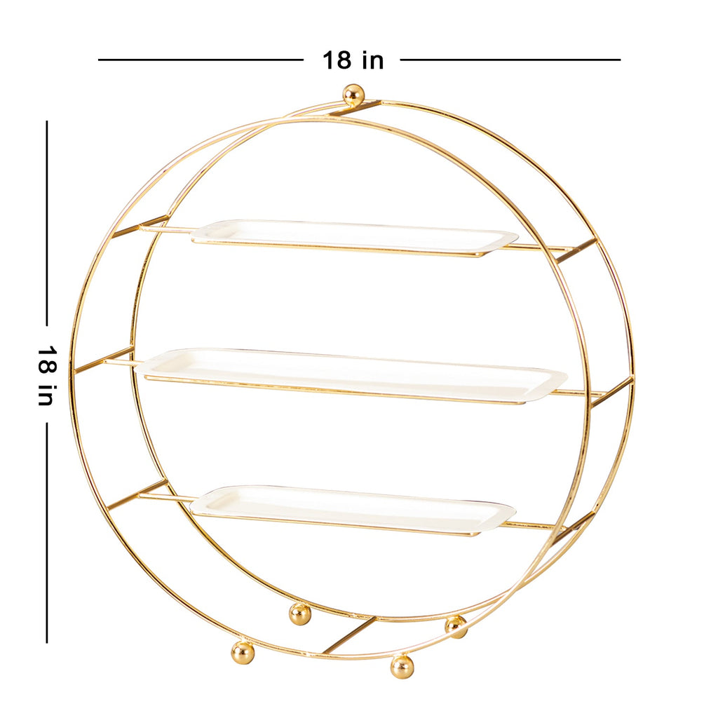 Aura Buffet Organizer - Gold