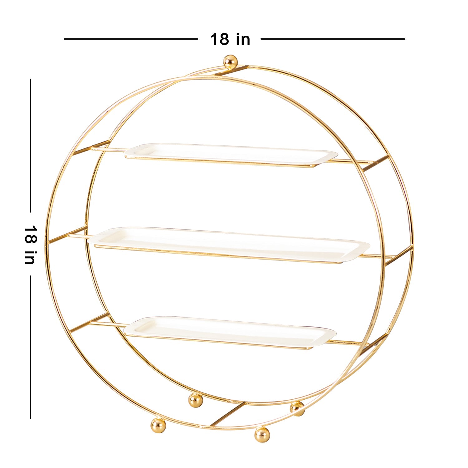 Aura Buffet Organizer - Gold