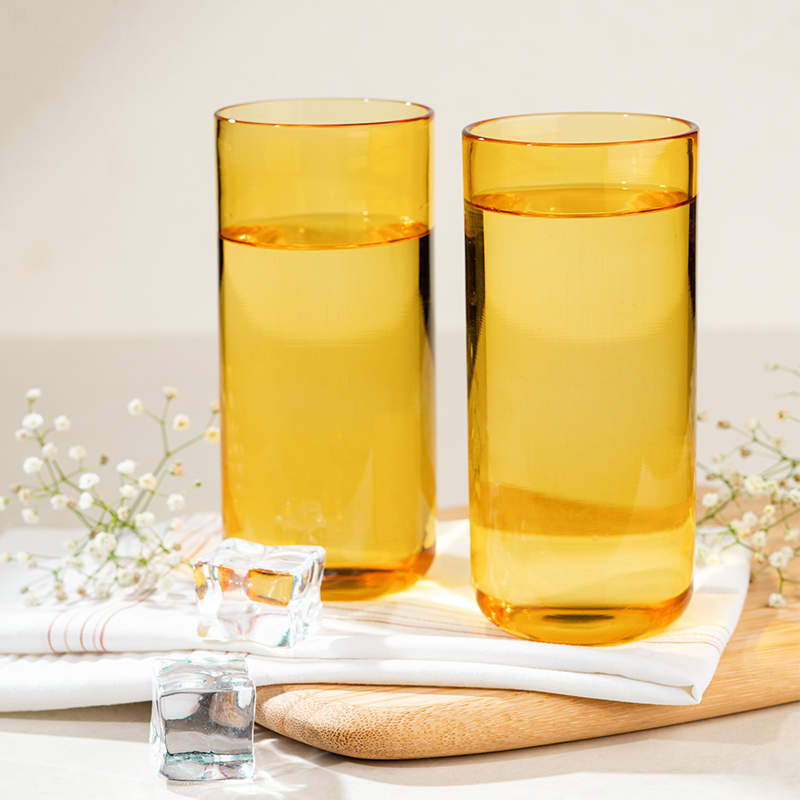 Juliette Cocktail Glasses (Straight) - Yellow